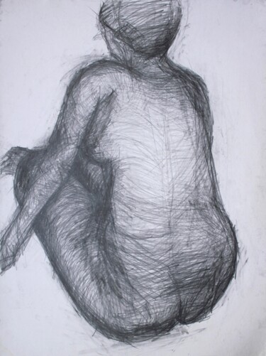 Drawing titled "Shapes 1" by Pamela Rys, Original Artwork, Pencil