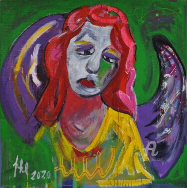 Peinture intitulée "angel 2" par Pamela Kenny-Levick, Œuvre d'art originale, Acrylique