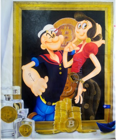 Peinture intitulée "Photo on the dresser" par Pameli Kayal, Œuvre d'art originale, Sérigraphie