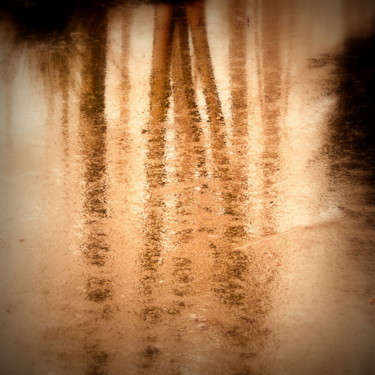 Photographie intitulée "Reflet de glace" par An'Marie Pirard, Œuvre d'art originale