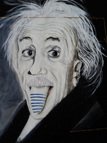 Peinture intitulée "Monsieur Albert ...…" par Pampouille, Œuvre d'art originale, Acrylique