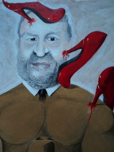 Peinture intitulée "Super Predator ou l…" par Pampouille, Œuvre d'art originale, Acrylique