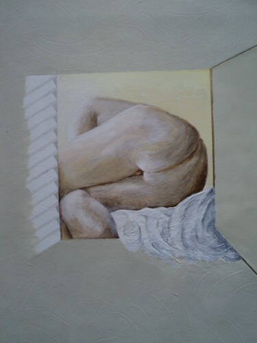 Peinture intitulée "Mon origine du mond…" par Pampouille, Œuvre d'art originale, Acrylique