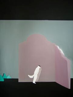 Peinture intitulée "Fronton 1" par Pampouille, Œuvre d'art originale, Acrylique