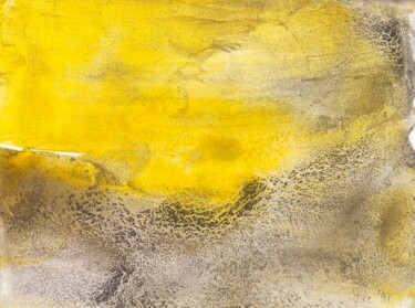 Painting titled "yellowland" by Panagiotis Daniylopoulos, Original Artwork, Watercolor