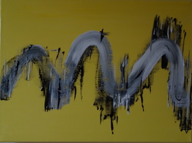 Peinture intitulée "Méandres" par Isabelle Pandini, Œuvre d'art originale, Acrylique