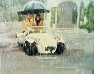 Painting titled "ROMANCE" by Panflot1, Original Artwork, Acrylic