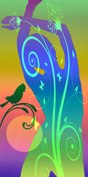 Artes digitais intitulada "Little Bird" por Panna Jain, Obras de arte originais, Trabalho Digital 2D