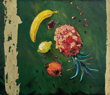 Painting titled "Fruits" by Hanna Maris, Original Artwork, Oil