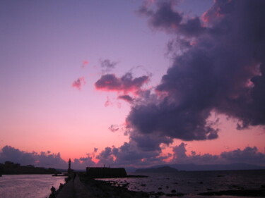 Fotografie mit dem Titel "Pink sky" von Paobel, Original-Kunstwerk, Digitale Fotografie