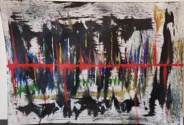 Painting titled "Heart rate" by Paobel, Original Artwork, Acrylic