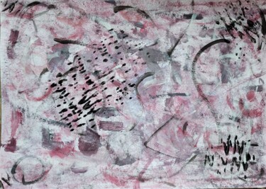 Картина под названием "Textures" - Paobel, Подлинное произведение искусства, Акрил