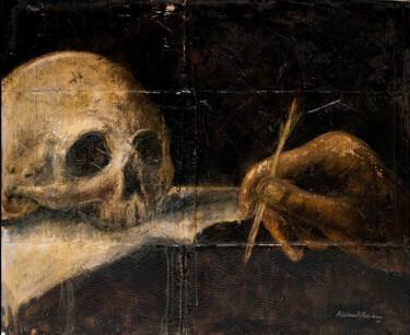 Pintura titulada "San Girolamo" por Paola Alviano Glaviano, Obra de arte original, Oleo Montado en Bastidor de camilla de ma…