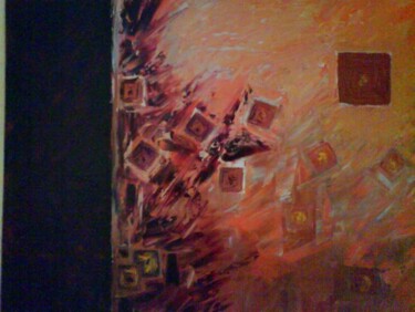 Peinture intitulée "EXPLOSION" par Paola Barreau, Œuvre d'art originale