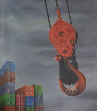 Pintura titulada "Vie di fuga II" por Paola D'Ambrosio, Obra de arte original, Oleo