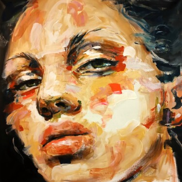 Schilderij getiteld "Diana" door Paola Geranio, Origineel Kunstwerk, Acryl