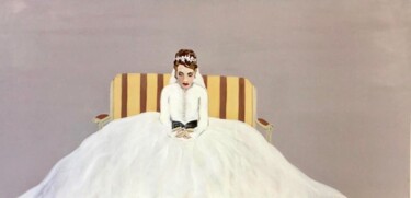 Pintura titulada "Giovane sposa" por Paola Greco, Obra de arte original, Acrílico