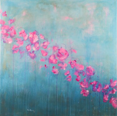 Malerei mit dem Titel "Ti regalo un fiore" von Paola Morandi, Original-Kunstwerk, Acryl