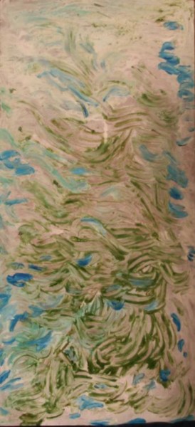 Pintura titulada "acqua ferma-still w…" por Paola Bonavolontà, Obra de arte original