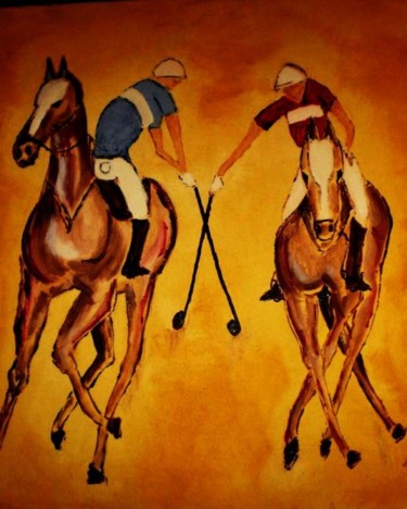 Pintura titulada "Polo" por Paola M, Obra de arte original