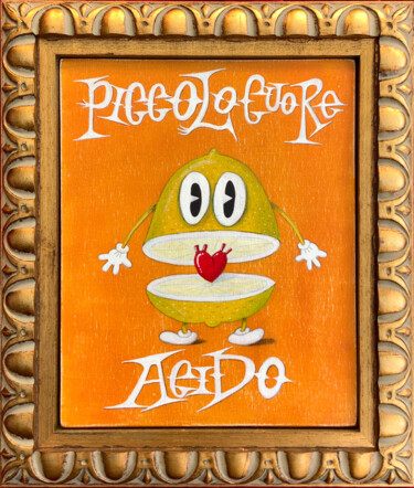 Malerei mit dem Titel "70 - PICCOLO CUORE…" von Paolo Andrea Deandrea, Original-Kunstwerk, Acryl