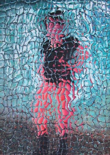 Painting titled "Street girl" by Paolo Avanzi, Original Artwork