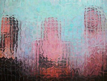 Pittura intitolato "Sotto la doccia" da Paolo Avanzi, Opera d'arte originale