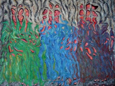 Painting titled "Tre zingare" by Paolo Avanzi, Original Artwork, Acrylic