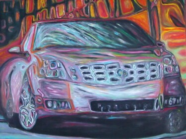 Painting titled "Jungle car" by Paolo Avanzi, Original Artwork