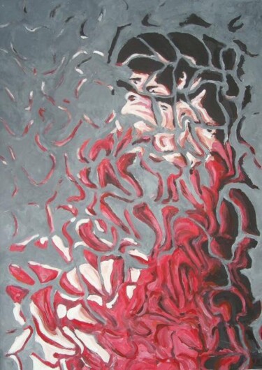 Painting titled "L'incantatrice" by Paolo Avanzi, Original Artwork, Oil