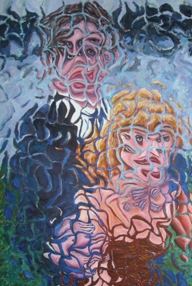 Pittura intitolato "Gelosia" da Paolo Avanzi, Opera d'arte originale