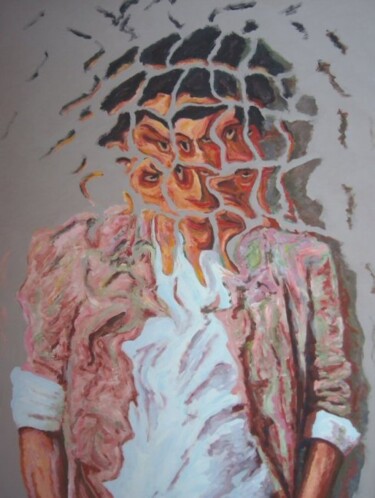 Pittura intitolato "Voglia di riscatto" da Paolo Avanzi, Opera d'arte originale, Olio