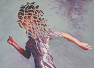 Pintura titulada "La fuga" por Paolo Avanzi, Obra de arte original, Oleo
