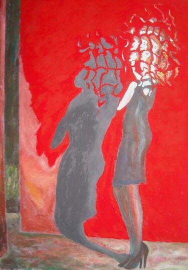 Pittura intitolato "L'ombra grigia" da Paolo Avanzi, Opera d'arte originale, Acrilico