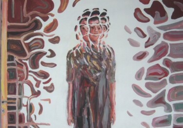 Pittura intitolato "Pensiero laterale" da Paolo Avanzi, Opera d'arte originale, Olio