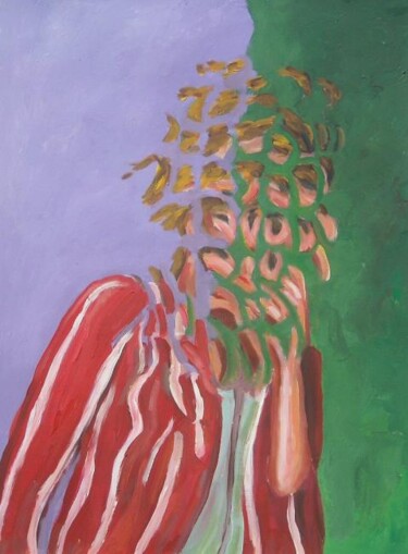 Painting titled "Ambiguità primaveri…" by Paolo Avanzi, Original Artwork, Oil