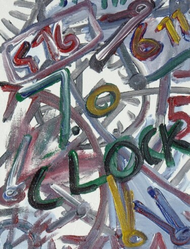 Peinture intitulée "7 O' clock" par Paolo Avanzi, Œuvre d'art originale, Huile