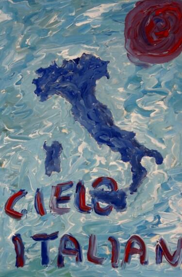 Schilderij getiteld "Cielo italian" door Paolo Avanzi, Origineel Kunstwerk