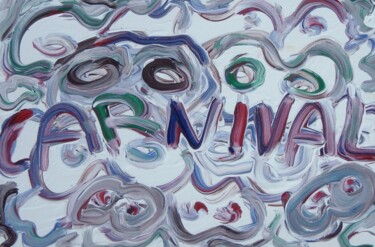 Painting titled "Carnival" by Paolo Avanzi, Original Artwork, Oil