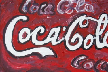 Pintura intitulada "Coca cola" por Paolo Avanzi, Obras de arte originais, Óleo