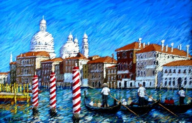 Painting titled "CANAL GRANDE - 94.j…" by Paolo Benedetti, Original Artwork