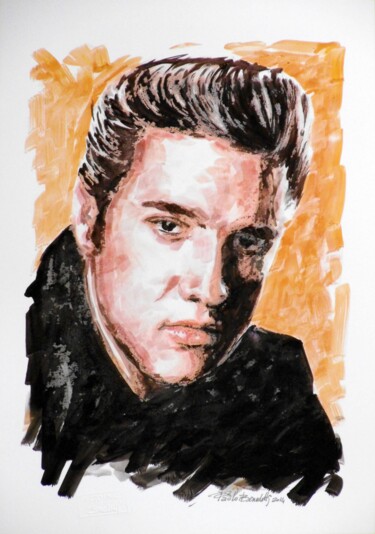 Painting titled "ELVIS PRESLEY - 542…" by Paolo Benedetti, Original Artwork