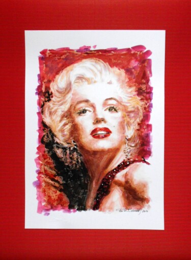 Painting titled "MARILYN MONROE 2 -…" by Paolo Benedetti, Original Artwork, Acrylic