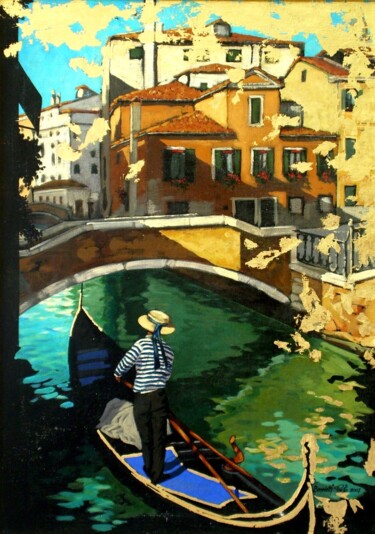 Painting titled "RIO S. MARIA FORMOS…" by Paolo Benedetti, Original Artwork, Acrylic