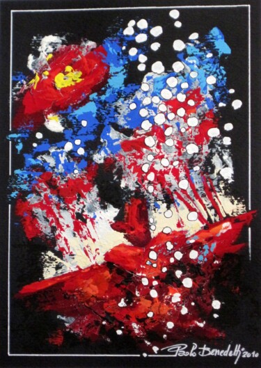Painting titled "242.jpg - BOSCO REM" by Paolo Benedetti, Original Artwork, Acrylic