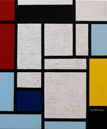Painting titled "808. - VARIAZIONI" by Paolo Benedetti, Original Artwork, Acrylic Mounted on Wood Panel