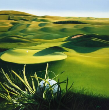 Pintura titulada "Green" por Paolo Brugiolo, Obra de arte original, Oleo