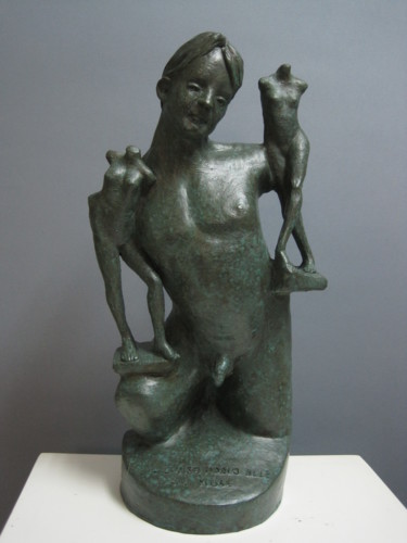 Скульптура под названием "Il lungo addio alle…" - Paolo Camporese, Подлинное произведение искусства, Терракота