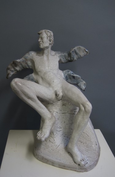 Skulptur mit dem Titel "Alchimie di corpi 2…" von Paolo Camporese, Original-Kunstwerk, Keramik