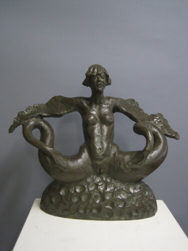 Melusina Ophelia Скульптура под названием "Melusina Ophelia" - Paolo Camporese, Подлинное произведение искусства, Терракота